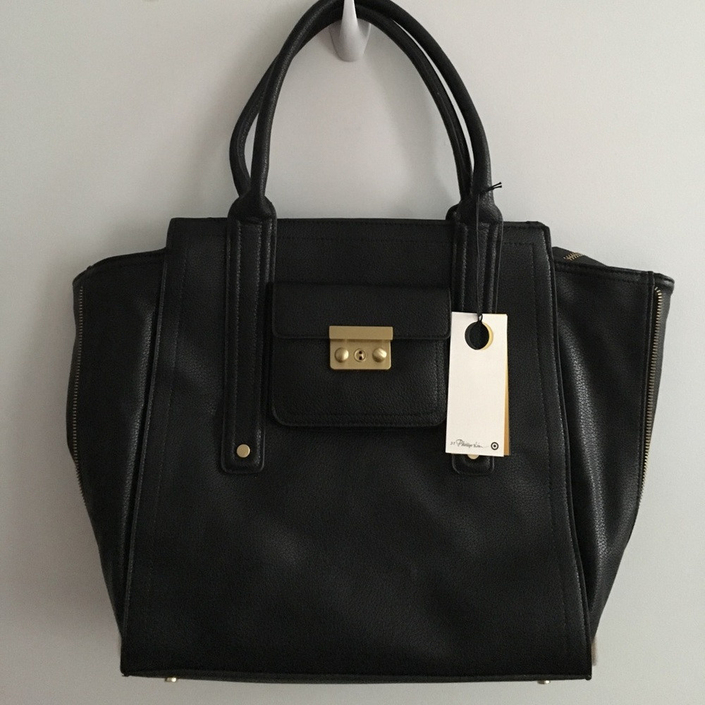 3.1 Phillip Lim for Target Black Tote with Gusset